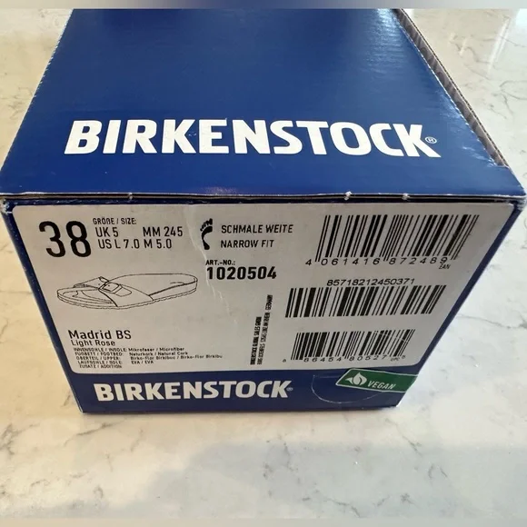 New Women’s Birkenstocks size 38 / US 7-7.5 Women’s - Picture 8 of 11